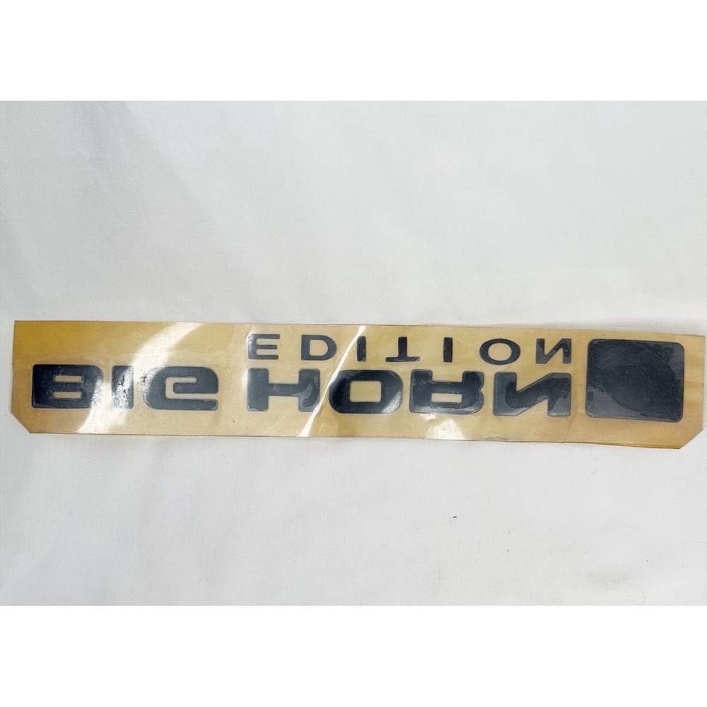 05-07 DODGE RAM 2500 3500 CHROME BIG HORN EDITION NAMEPLATE EMBLEM OEM PAIR